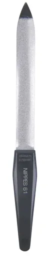 Nippes Solingen Pilník safírový špičatý chromovaný 16 cm 1 ks