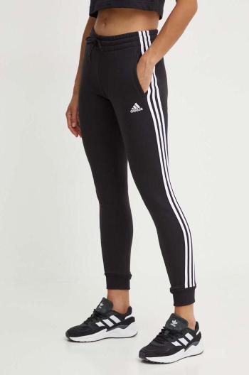 Tepláky adidas Essentials černá barva, s aplikací, HZ5753