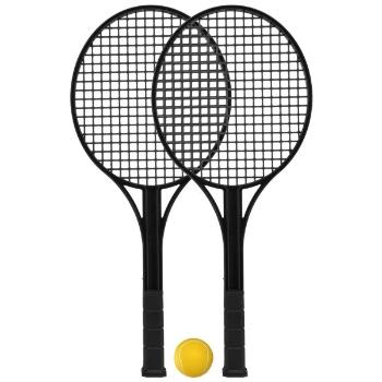 Kensis SOFT TENNIS SET Sada na líný tenis, černá, velikost