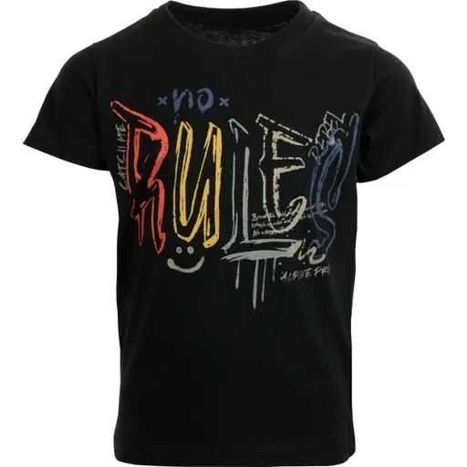 ALPINE PRO DEXO Dětské triko, černá, velikost 140-146