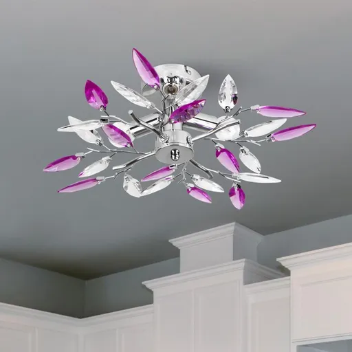 Jago 78889 JAGO Stropní světlo s designem listů, A++, průměr 45 cm