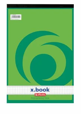 Poznámkový blok A5 čtverečkovaný