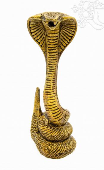 Kobra rezin szobor - 20 cm