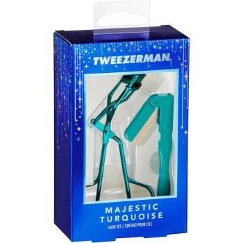 Tweezerman Majestic Turquoise dárková sada na řasy