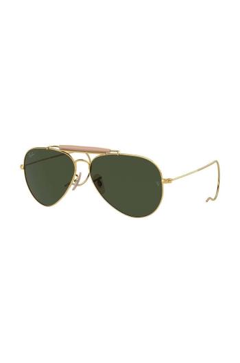 Sluneční brýle Ray-Ban OUTDOORSMAN I černá barva, 0RB3030