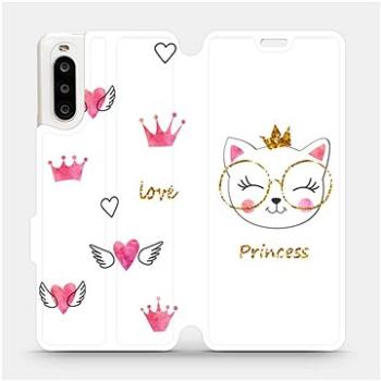 Flipové pouzdro na mobil Sony Xperia 10 II - MH03S Kočička princess (5903516241262)