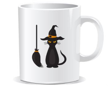 Hrnek Premium Cat witch