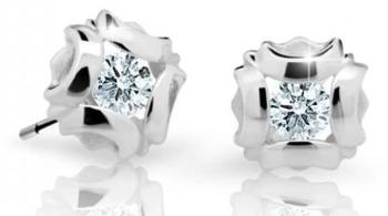 Cutie Jewellery Slušivé dětské náušnice z bílého zlata C2216-30-X-2 bílá