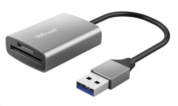 TRUST čtečka paměťových karet DALYX Fast, externí, USB 3.2, 8cm