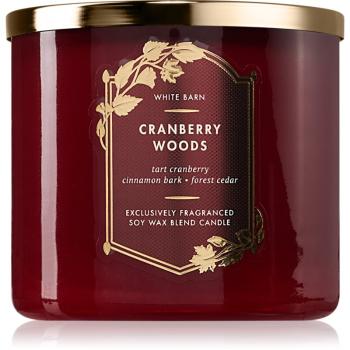 Bath & Body Works Cranberry Woods vonná svíčka 411 g