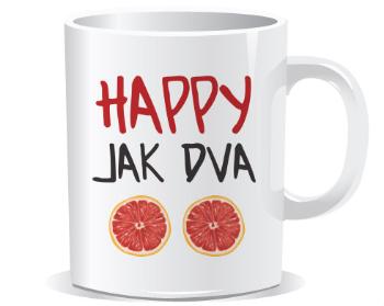 Hrnek Premium Happy jak dva grepy