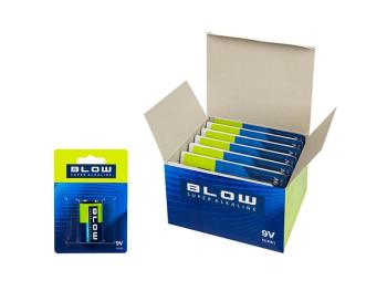 Baterie 9V (6LR61) alkalická BLOW Super Alkaline 12 ks/balenie