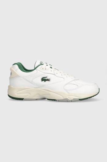 Kožené sneakers boty Lacoste STORM 96 VTG 223 2 SMA bílá barva, 46SMA0092