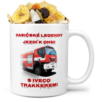 Hrnek Hasičské legendy – IVECO Trakker (Náplň hrníčku: Tropická směs)