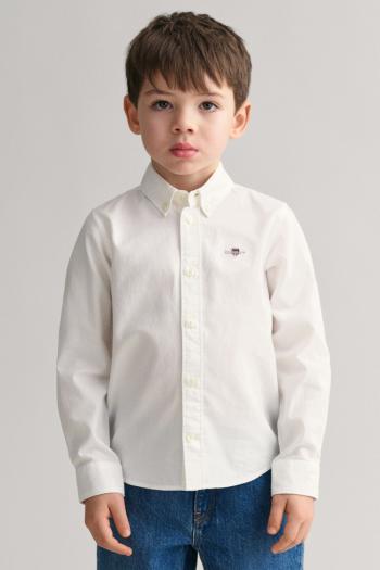 KOŠILE GANT SHIELD OXFORD BD SHIRT WHITE