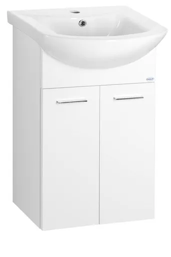 AQUALINE ZOJA umyvadlová skříňka 41,5x74x25,3cm, bílá 51045A