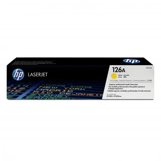 HP CE312A - originální toner HP 126A, žlutý, 1000 stran