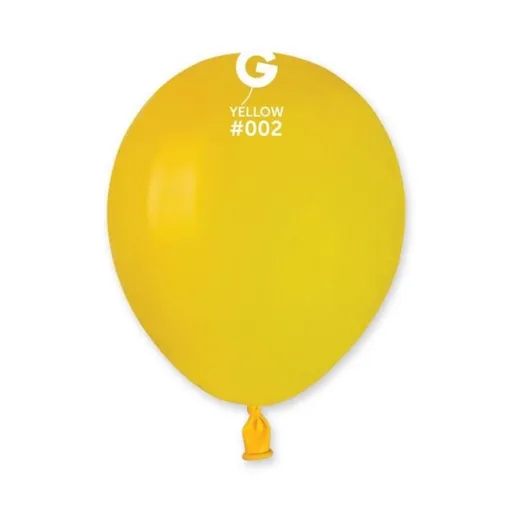 Balónek latexový MINI - 13 cm – Žlutý - 1 KS - SMART