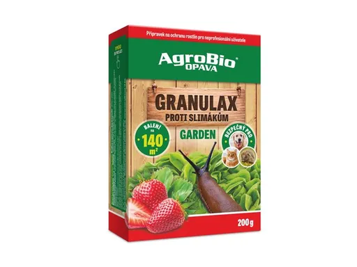 Přípravek proti slimákům AGROBIO Granulax Garden 200g