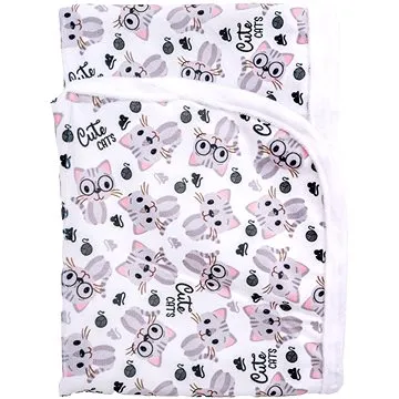 Bobánek Přebalovací podložka Cute cats 75 × 75 cm jemná (8PPM)
