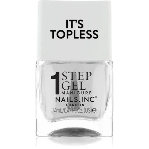 Nails Inc. It’s Topless gelový lak na nehty pro dlouhotrvající efekt odstín Mia 14 ml