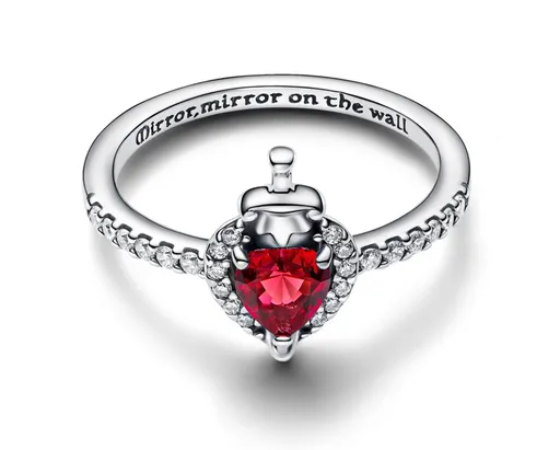 Pandora Stříbrný prsten Disney Zlá královna 193422C01 58 mm