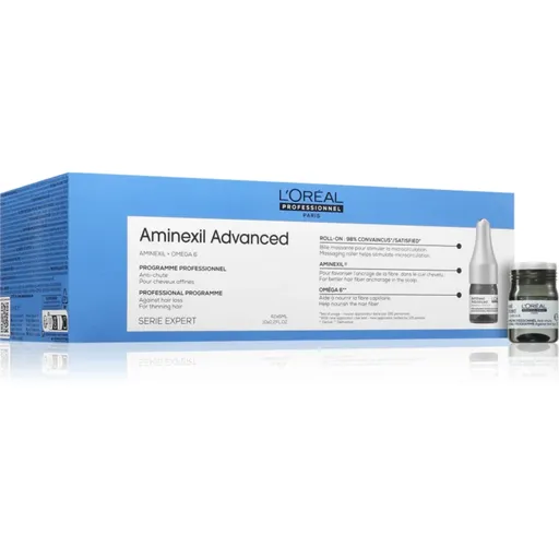 L’Oréal Professionnel Serie Expert Aminexil Advanced ampule pro růst vlasů a posílení od kořínků 42x6 ml