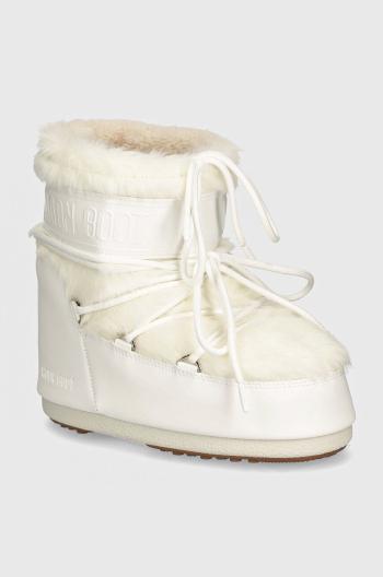 Sněhule Moon Boot MB ICON LOW FAUX FUR bílá barva, 80D1409390 A002