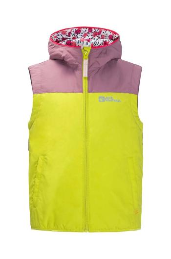 Dětská vesta Jack Wolfskin VILLI VEST K zelená barva