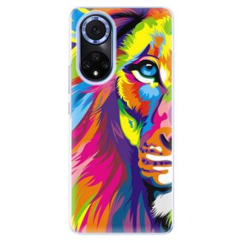 Odolné silikonové pouzdro iSaprio - Rainbow Lion - Huawei Nova 9