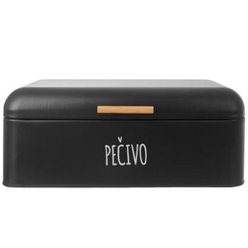 ORION Chlebovka plech/bambus 42x24x16,5 cm BLACK (153682)