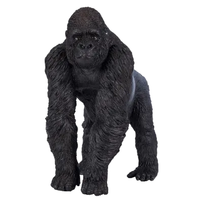 Gorilí samec stříbrohřbetý figurka