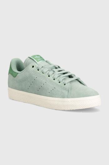 Semišové sneakers boty adidas Originals Stan Smith CS zelená barva, IF6944