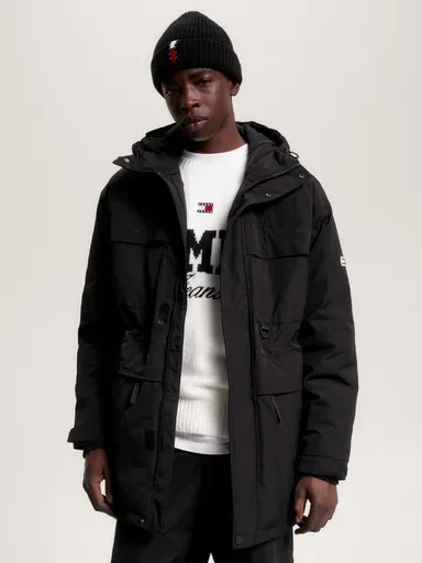 Tommy Jeans pánská černá bunda DM0DM17227 L