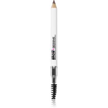 Wet n Wild Brow Sessive tužka na obočí s kartáčkem odstín Dark Brown 0,7 g