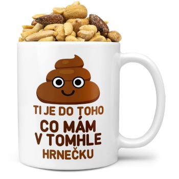 Hrnek Co mám v tomhle hrnečku (Náplň hrníčku: Směs slaných oříšků)