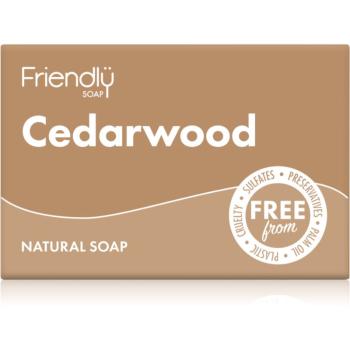 Friendly Soap Natural Soap Cedarwood přírodní mýdlo 95 g