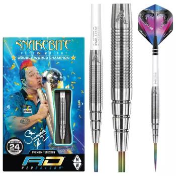 Dart szett Red Dragon steel Peter Wright Snakebite PL15, 24g 90% Wolfram