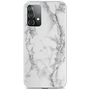 TopQ STYLE Samsung A52 silikon Mramor bílý 58587 (Sun-58587)