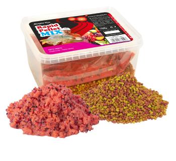 Benzar mix pelety rapid mix 1200 g - tutti frutti (žlutá-červená)