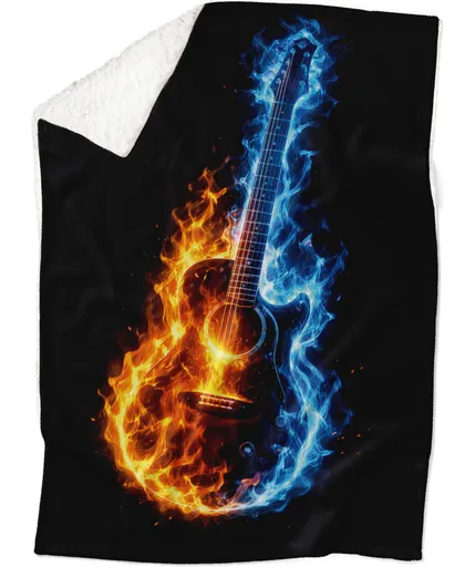 Deka Kytara v plamenech (Podšití beránkem: ANO)