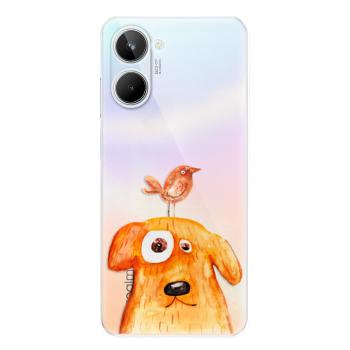 Odolné silikonové pouzdro iSaprio - Dog And Bird - Realme 10