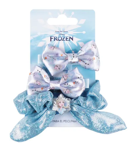 Cerdá Doplňky do vlasů s mašlí Frozen 3 ks