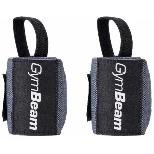 GymBeam FIRM Bandáže na zápěstí, černá, velikost