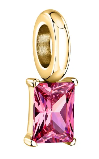 Morellato Pozlacený přívěsek s růžovým zirkonem Drops SCZ1290