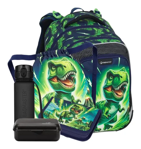 Velký školní set Bagmaster LUMI 25 C Set L Dinosaur