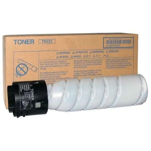 KONICA MINOLTA TN-222 K - originální toner, černý, 2x12000