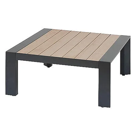 DEOKORK Hliníkový stolek 87x87 cm VANCOUVER (antracit)