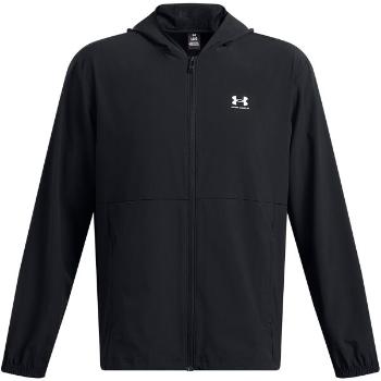 Under Armour VIBE WOVEN WINDBREAKER Pánská bunda, černá, velikost