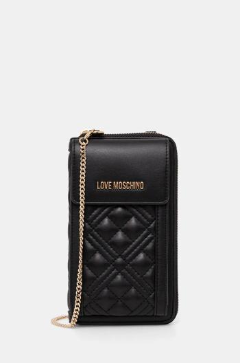 Peněženka Love Moschino černá barva, JC5682PP0L